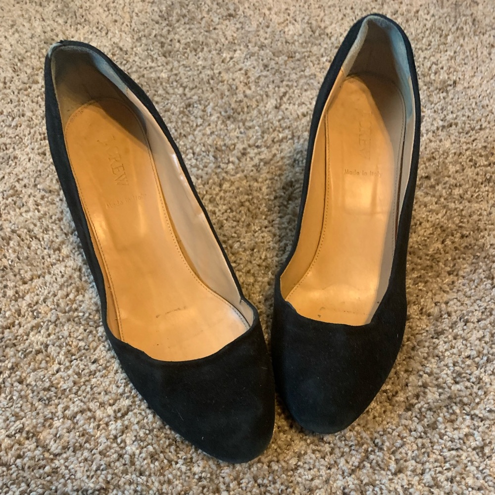 J crew wedge heel